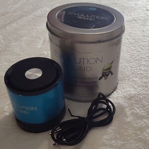 Blue Bluetooth Speaker